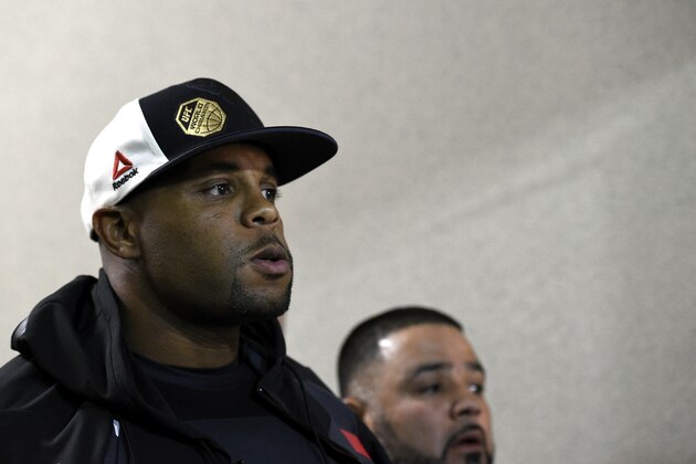 ANAHEIM, CA - JULY 29:  UFC light heavyweight champion Daniel Cormier waits backstage during the UFC 214 event inside the Honda Center on July 29, 2017 in Anaheim, California. (Photo by Mike Roach/Zuffa LLC/Zuffa LLC via Getty Images)