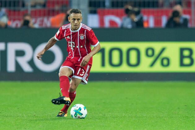 DORTMUND, GERMANY - AUGUST 05: Rafinha of Bayern Muenchen controls the ball during the DFL Supercup 2017 match between Borussia Dortmund and Bayern Muenchen at Signal Iduna Park on August 5, 2017 in Dortmund, Germany. (Photo by TF-Images/TF-Images via Getty Images)