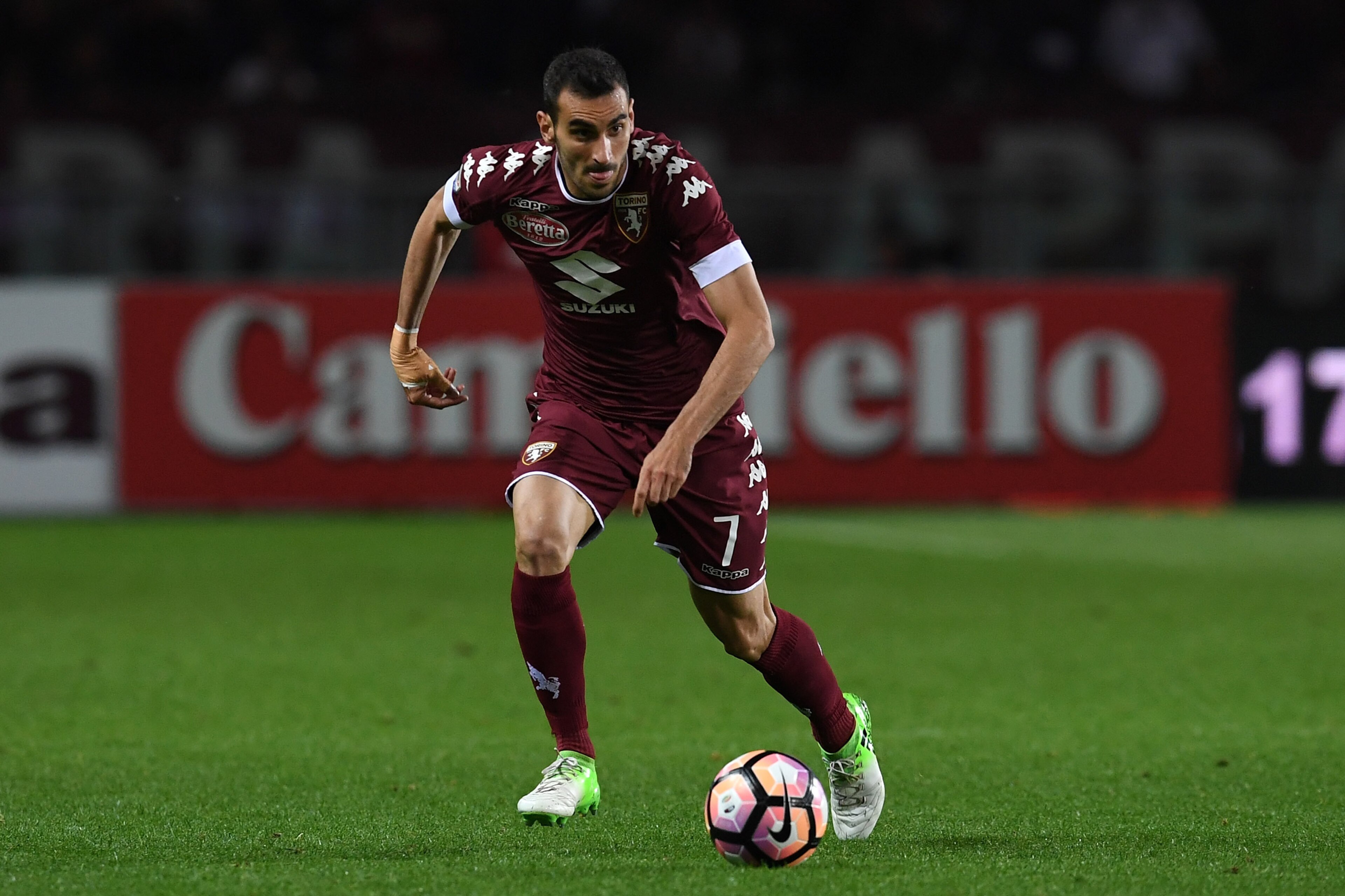 TURIN, ITALY - APRIL 29:  Davide Zappacosta of FC Torino in action during the Serie A match between FC Torino and UC Sampdoria at Stadio Olimpico di Torino on April 29, 2017 in Turin, Italy.  (Photo by Valerio Pennicino/Getty Images)