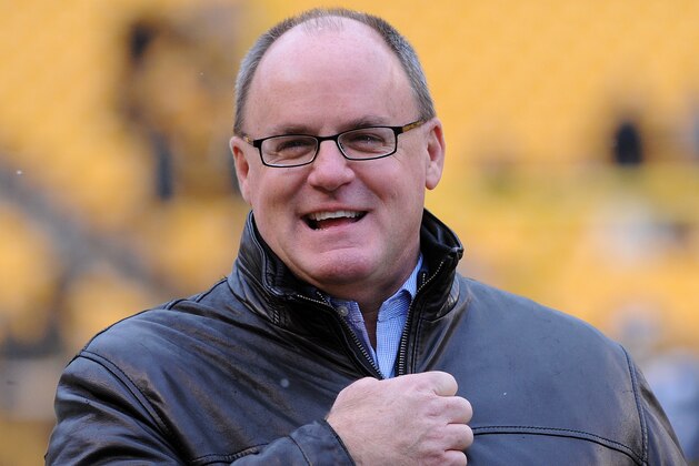 PITTSBURGH, PA - DECEMBER 30:  General Manager Kevin Colbert of the Pittsburgh Steelers looks on from the field before a game against the Cleveland Browns at Heinz Field on December 30, 2012 in Pittsburgh, Pennsylvania.  The Steelers defeated the Browns 24-10.  (Photo by George Gojkovich/Getty Images)