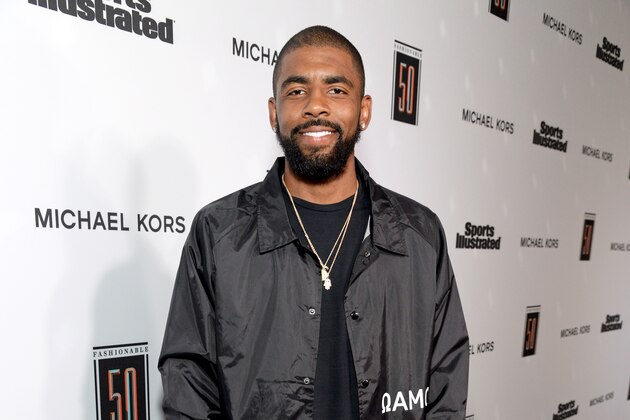 LOS ANGELES, CA - JULY 18:  Kyrie Irving at Sports Illustrated 2017 Fashionable 50 Celebration at Avenue on July 18, 2017 in Los Angeles, California.  (Photo by Michael Kovac/Getty Images for SPORTS ILLUSTRATED)