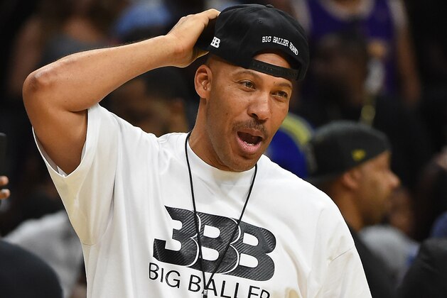 LOS ANGELES, CA - AUGUST 13:  LaVar Ball attends the BIG3 at Staples Center on August 13, 2017 in Los Angeles, California.  (Photo by Jayne Kamin-Oncea/Getty Images)