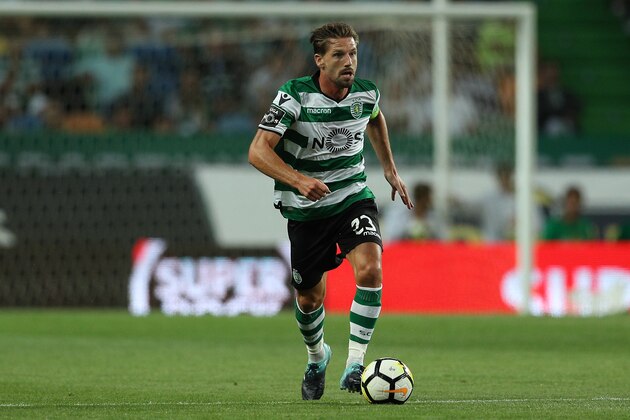 LISBON, PORTUGAL - AUGUST 11: Sporting CP midfielder Adrien Silva from Portugal  during the Portuguese Primeira Liga round two match between Sporting CP and Vitoria FC at Estadio Jose Alvalade on July 29, 2017 in Lisbon, Portugal.  (Photo by Carlos Rodrigues/Getty Images)