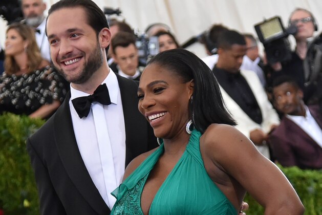 NEW YORK, NY - MAY 01:  Alexis Ohanian and Serena Williams attend the 'Rei Kawakubo/Comme des Garcons: Art Of The In-Between' Costume Institute Gala at Metropolitan Museum of Art on May 1, 2017 in New York City.  (Photo by Mike Coppola/Getty Images for People.com)