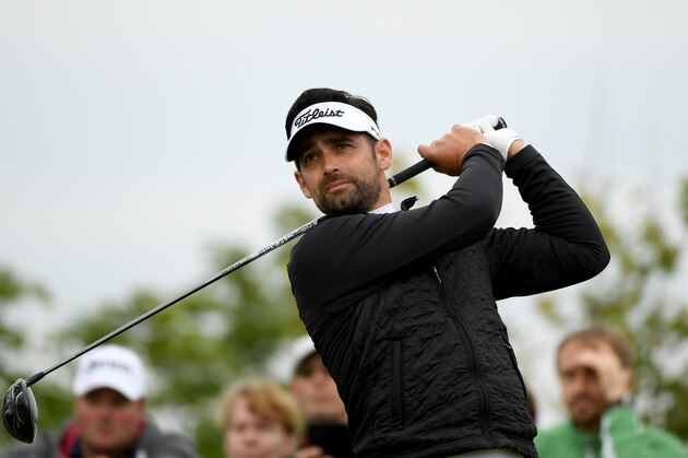 PRAGUE, CZECH REPUBLIC - SEPTEMBER 02:  Lee Slattery of England on the 11th tee during the third round of the D+D REAL Czech Masters at Albatross Golf Resort on September 2, 2017 in Prague, Czech Republic.  (Photo by Ross Kinnaird/Getty Images)