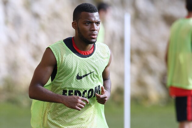 Monaco's new recruit Thomas Lemar runs during the first training session of 2015-2016 season on June 29, 2015 in La Turbie, southeastern France. AFP PHOTO / VALERY HACHE        (Photo credit should read VALERY HACHE/AFP/Getty Images)