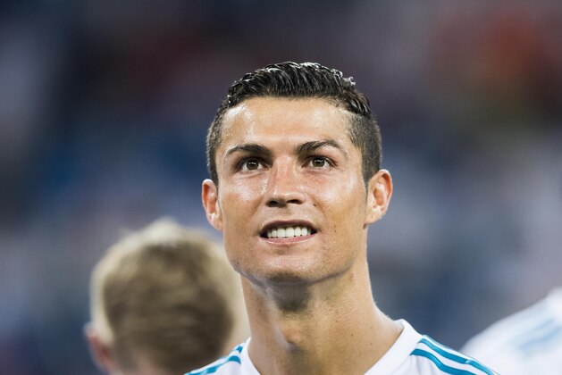 MADRID, SPAIN - AUGUST 23: Cristiano Ronaldo of Real Madrid reacts after the Santiago Bernabeu Trophy 2017 match between Real Madrid and ACF Fiorentina at the Santiago Bernabeu Stadium on 23 August 2017 in Madrid, Spain. (Photo by Power Sport Images/Getty Images)