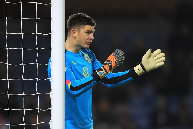 BURNLEY, ENGLAND - JANUARY 17: Nick Pope of Burnley gives his team instructions during the Emirates FA Cup third round replay between Burnley and Sunderland at Turf Moor on January 17, 2017 in Burnley, England.  (Photo by Richard Heathcote/Getty Images)