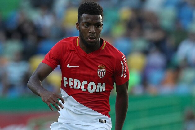 LISBON, PORTUGAL - JULY 22:  Monaco midfielder Thomas Lemar from France during the Friendly match between Sporting CP and AS Monaco at Estadio Jose Alvalade on July 22, 2017 in Lisbon, Portugal.  (Photo by Carlos Rodrigues/Getty Images)
