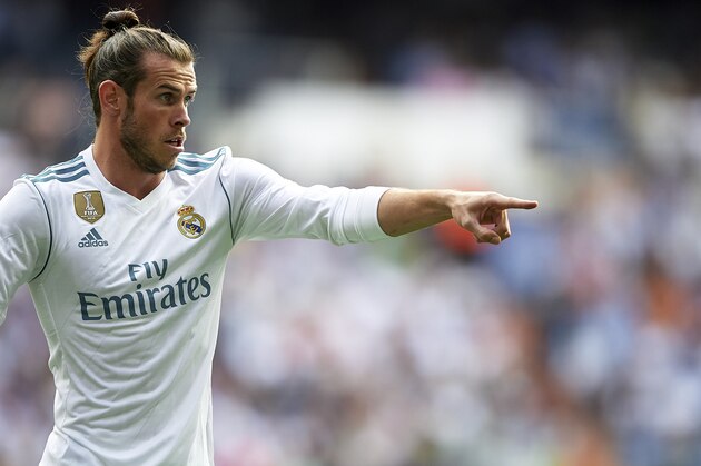 MADRID, SPAIN - SEPTEMBER 09:  Gareth Bale of Real Madrid reacts during the La Liga match between Real Madrid and Levante at Estadio Santiago Bernabeu on September 9, 2017 in Madrid, Spain.  (Photo by Manuel Queimadelos Alonso/Getty Images)
