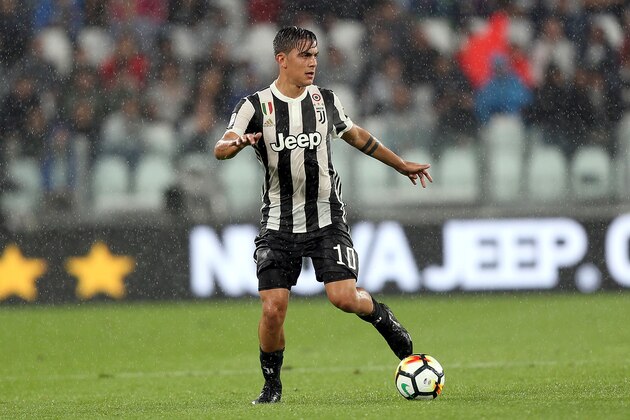 TURIN, ITALY - SEPTEMBER 09: Paulo Dybala of Juventus FC in action during the Serie A match between Juventus and AC Chievo Verona on September 9, 2017 in Turin, Italy.  (Photo by Gabriele Maltinti/Getty Images)