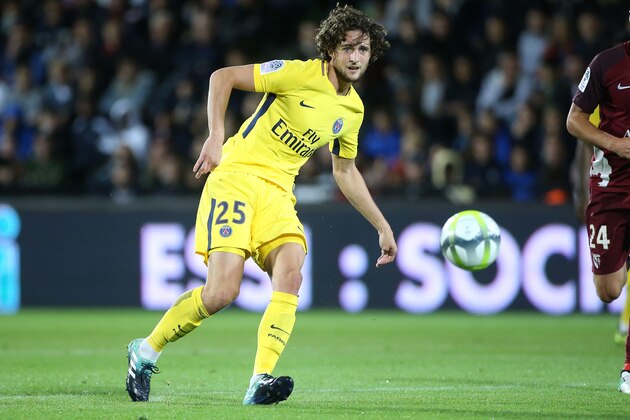 METZ, FRANCE - SEPTEMBER 8: Adrien Rabiot of PSG during the French Ligue 1 match between FC Metz and Paris Saint Germain (PSG) at Stade Saint-Symphorien on September 9, 2017 in Metz, France. (Photo by Jean Catuffe/Getty Images)