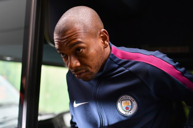 WATFORD, ENGLAND - SEPTEMBER 16: Fernandinho of Manchester City arrives at the stadium prior to the Premier League match between Watford and Manchester City at Vicarage Road on September 16, 2017 in Watford, England.  (Photo by Dan Mullan/Getty Images)
