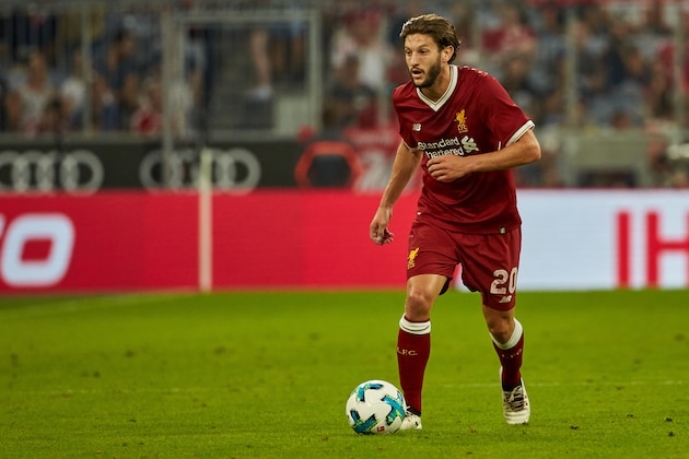 MUNICH, GERMANY - AUGUST 02: Adam Lallana of Liverpool in action (Foto: Peter Fastl/DeFodi.de) during the Audi Cup 2017 match between Liverpool FC and Atletico Madrid at Allianz Arena on August 2, 2017 in Munich, Germany. (Photo by TF-Images/TF-Images via Getty Images)