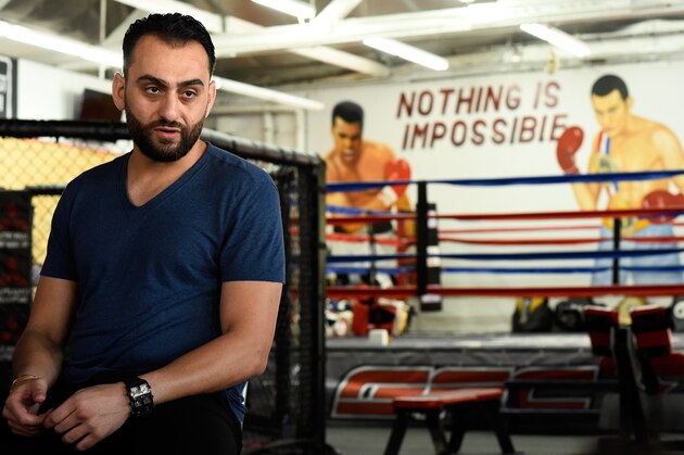 GLENDALE, CA - OCTOBER 27:  Trainer Edmond Tarverdyan attends  Ronda Rousey Hosts Media Day Ahead 0f The Rousey Vs. Holm Fight at the Glendale Fighting Club on October 27, 2015 in Glendale, California.  (Photo by Frazer Harrison/Getty Images)