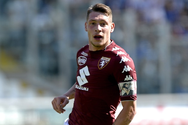 TURIN, ITALY - SEPTEMBER 17: Andrea Belotti of Torino during the Serie A match between Torino FC and UC Sampdoria at Stadio Olimpico di Torino on September 17, 2017 in Turin, Italy.  (Photo by Filippo Alfero/Getty Images)