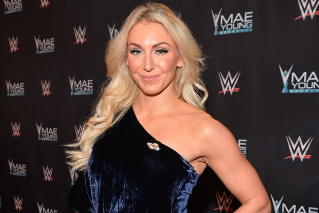 LAS VEGAS, NV - SEPTEMBER 12:  WWE Superstar Charlotte Flair appears on the red carpet of the WWE Mae Young Classic on September 12, 2017 in Las Vegas, Nevada.  (Photo by Bryan Steffy/Getty Images for WWE)