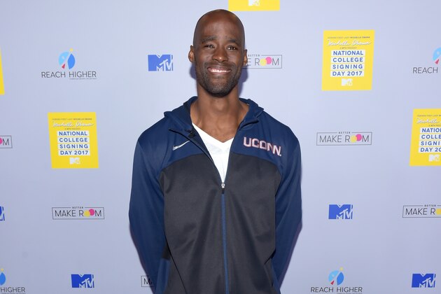 NEW YORK, NY - MAY 05: Emeka Okafor attends the MTV's 2017 College Signing Day With Michelle Obama at The Public Theater on May 5, 2017 in New York City. (Photo by Jason Kempin/Getty Images for MTV) NEW YORK, NY - MAY 05: Emeka Okafor attends the MTV's 2017 College Signing Day With Michelle Obama at The Public Theater on May 5, 2017 in New York City. (Photo by Jason Kempin/Getty Images for MTV)
