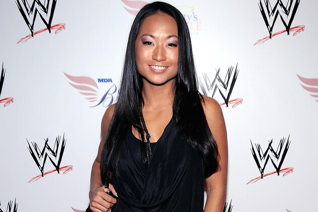 HOLLYWOOD - AUGUST 21:  Wrestler Gail Kim arrives at the WWE's SummerSlam Kickoff Party at H-Wood Club on August 21, 2009 in Hollywood, California.  (Photo by Frazer Harrison/Getty Images)