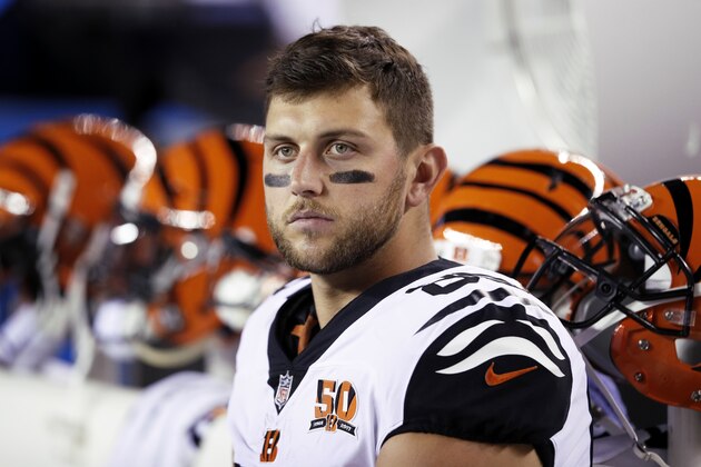 CINCINNATI, OH - SEPTEMBER 14: Tyler Eifert #85 of the Cincinnati Bengals looks on during a game against the Houston Texans at Paul Brown Stadium on September 14, 2017 in Cincinnati, Ohio. The Texans won 13-9. (Photo by Joe Robbins/Getty Images)