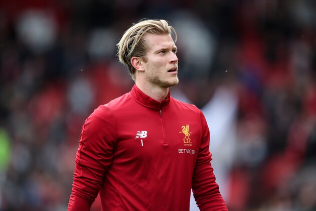 LIVERPOOL, ENGLAND - AUGUST 19: Loris Karius of Liverpool during the Premier League match between Liverpool and Crystal Palace at Anfield on August 19, 2017 in Liverpool, England. (Photo by Robbie Jay Barratt - AMA/Getty Images)