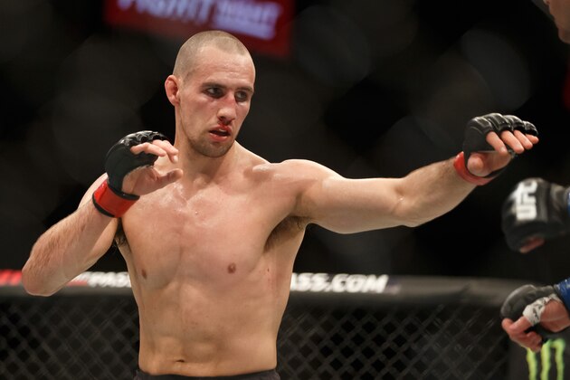 OTTAWA, ON - JUNE 18:  Rory MacDonald competes in his welterweight bout against Stephen Thompson during the UFC Fight Night event inside the TD Place Arena on June 18, 2016 in Ottawa, Ontario, Canada. (Photo by Andre Ringuette/Zuffa LLC/Zuffa LLC via Getty Images)