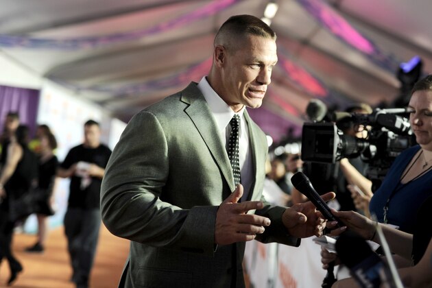 LOS ANGELES, CA - MARCH 11:  Host John Cena at Nickelodeon's 2017 Kids' Choice Awards at USC Galen Center on March 11, 2017 in Los Angeles, California.  (Photo by Emma McIntyre/Getty Images)