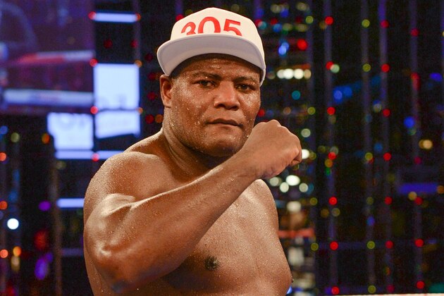 Cuba's Luis Ortiz reacts after winning the WBA Intercontinental heavyweight title against US Malik Scott in Monte Carlo on November 12, 2016.
Ortiz defeated Scott with a unanimous decision. / AFP / Yann COATSALIOU        (Photo credit should read YANN COATSALIOU/AFP/Getty Images)