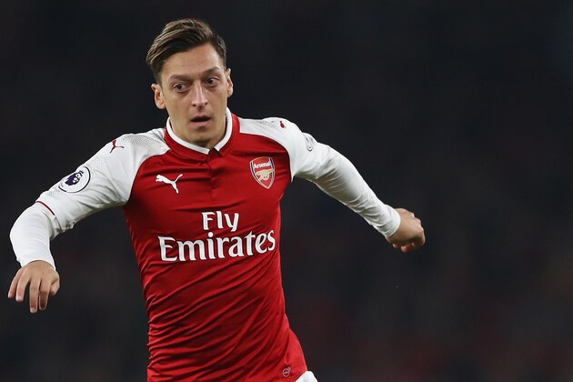 LONDON, ENGLAND - SEPTEMBER 25:  Mesut Ozil of Arsenal during the Premier League match between Arsenal and West Bromwich Albion at Emirates Stadium on September 25, 2017 in London, England.  (Photo by Michael Steele/Getty Images)