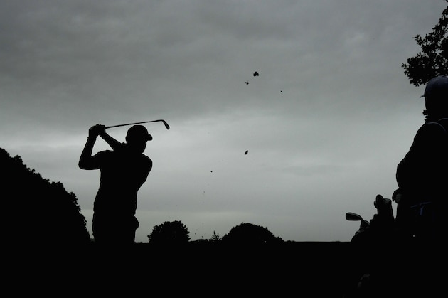 NEWCASTLE UPON TYNE, ENGLAND - SEPTEMBER 29:  Tyrrell Hatton of England on the 15th faieway during the second round of the British Masters at Close House Golf Club on September 29, 2017 in Newcastle upon Tyne, England.  (Photo by Ross Kinnaird/Getty Images)