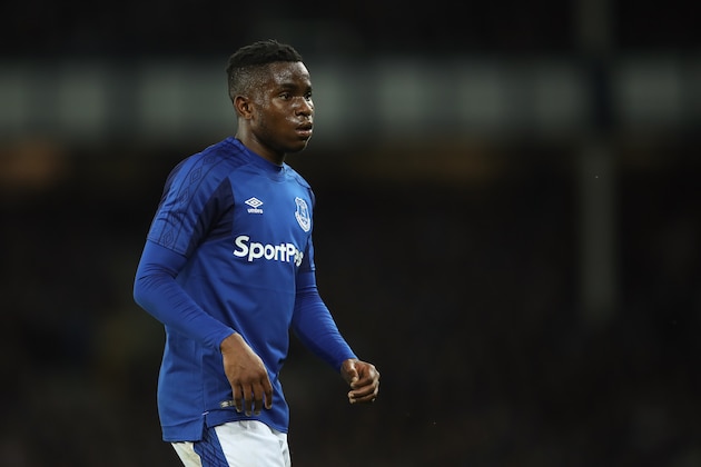 LIVERPOOL, ENGLAND - AUGUST 17: Ademola Lookman of Everton during the UEFA Europa League Qualifying Play-Offs round first leg match between Everton FC and Hajduk Split at Goodison Park on August 17, 2017 in Liverpool, United Kingdom. (Photo by Robbie Jay Barratt - AMA/Getty Images)
