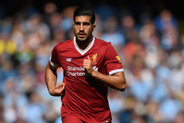 MANCHESTER, ENGLAND - SEPTEMBER 09: Liverpool player Emre Can in action during the Premier League match between Manchester City and Liverpool at Etihad Stadium on September 9, 2017 in Manchester, England. (Photo by Stu Forster/Getty Images) MANCHESTER, ENGLAND - SEPTEMBER 09: Liverpool player Emre Can in action during the Premier League match between Manchester City and Liverpool at Etihad Stadium on September 9, 2017 in Manchester, England. (Photo by Stu Forster/Getty Images)