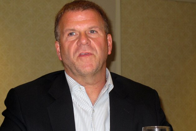 FILE - In this Aug. 31, 2012, file photo, Golden Nugget casino owner Tilman Fertitta speaks at a meeting in Atlantic City, N.J. Fertitta has agreed to buy the Houston Rockets from Leslie Alexander. Terms were not released and must be approved by the NBA Board of Governors. The deal includes Clutch City Sports and Entertainment, which puts on shows and concerts at the Toyota Center. Fertitta will be the team's sole owner, calling this a