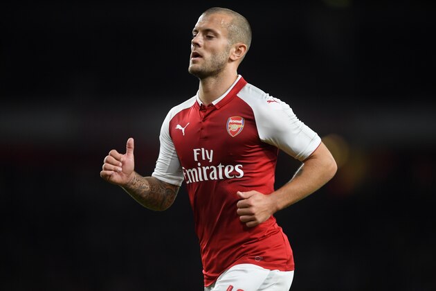 LONDON, ENGLAND - SEPTEMBER 20:  Jack Wilshere of Arsenal in action during the Carabao Cup Third Round match between Arsenal and Doncaster Rovers at Emirates Stadium on September 20, 2017 in London, England.  (Photo by Mike Hewitt/Getty Images)