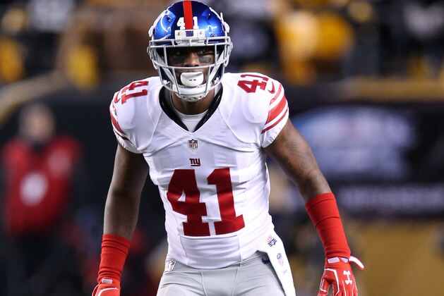 PITTSBURGH, PA - DECEMBER 04:  Dominique Rodgers-Cromartie #41 of the New York Giants in action during the game against the Pittsburgh Steelers at Heinz Field on December 4, 2016 in Pittsburgh, Pennsylvania. The Steelers defeated the Giants 24-14.  (Photo by Rob Leiter via Getty Images)