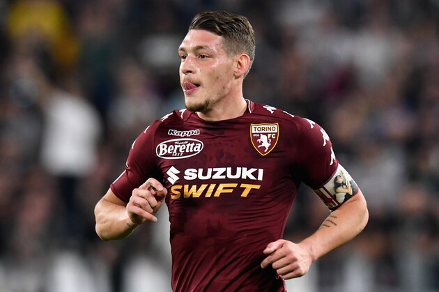 TURIN, ITALY - SEPTEMBER 23: Andrea Belotti of Torino FC  looks on during the Serie A match between Juventus and Torino FC on September 23, 2017 in Turin, Italy.  (Photo by Alessandro Sabattini/Getty Images )