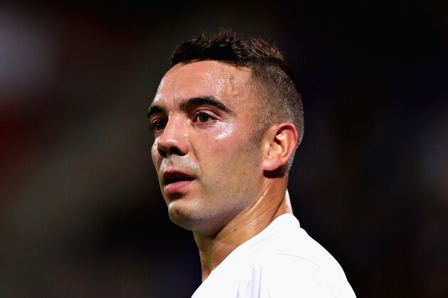VADUZ, LIECHTENSTEIN - SEPTEMBER 05: Iago Aspas of Spain looks on during the FIFA 2018 World Cup Qualifier between Liechtenstein and Spain at Rheinpark Stadion on September 5, 2017 in Vaduz, Liechtenstein.  (Photo by Chris Brunskill Ltd/Getty Images)