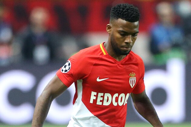 MONACO, MONACO - SEPTEMBER 26: Thomas Lemar of AS Monaco during the UEFA Champions League group G match between AS Monaco and FC Porto at Stade Louis II on September 26, 2017 in Monaco, Monaco. (Photo by Jean Catuffe/Getty Images)