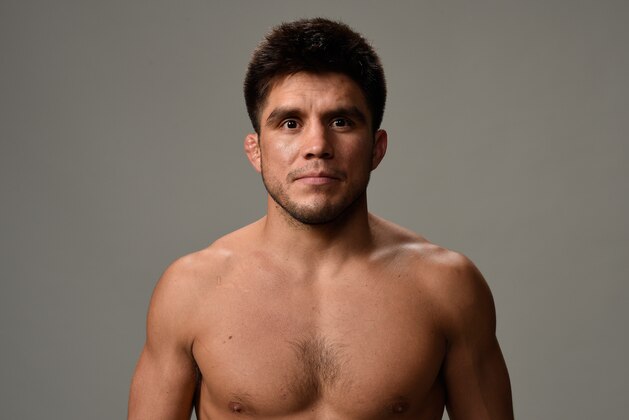 EDMONTON, AB - SEPTEMBER 09:  Henry Cejudo poses for a post fight portrait backstage during the UFC 215 event inside the Rogers Place on September 9, 2017 in Edmonton, Alberta, Canada. (Photo by Mike Roach/Zuffa LLC/Zuffa LLC via Getty Images)