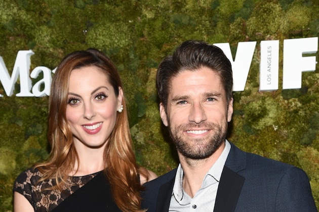 WEST HOLLYWOOD, CA - JUNE 15:  (L-R) Actress Eva Amurri Martino, wearing Max Mara, and and former soccer player Kyle Martino attend The Max Mara 2015 Women In Film Face Of The Future event at Chateau Marmont on June 15, 2015 in West Hollywood, California.  (Photo by Michael Buckner/Getty Images for Max Mara)