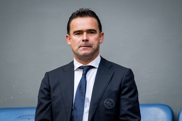 Marc Overmars during the Dutch Eredivisie match between Ajax Amsterdam and FC Groningen at the Amsterdam Arena on August 20, 2017 in Amsterdam, The Netherlands(Photo by VI Images via Getty Images)