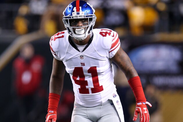 PITTSBURGH, PA - DECEMBER 04:  Dominique Rodgers-Cromartie #41 of the New York Giants in action during the game against the Pittsburgh Steelers at Heinz Field on December 4, 2016 in Pittsburgh, Pennsylvania. The Steelers defeated the Giants 24-14.  (Photo by Rob Leiter via Getty Images)
