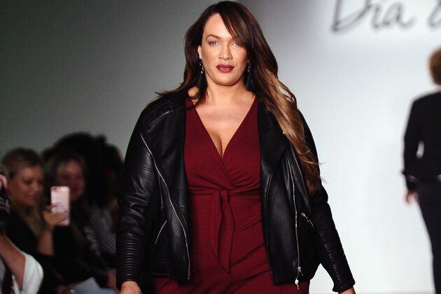 NEW YORK, NY - SEPTEMBER 08:  Model and professional wrestler, Nia Jax walks the runway during the Dia&Co fashion show and industry panel at the CURVYcon at Metropolitan Pavilion West on September 8, 2017 in New York City.  (Photo by Daniel Zuchnik/Getty Images for Dia&Co,)