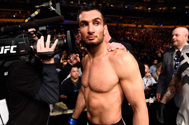 BUFFALO, NY - APRIL 08: Gegard Mousasi of the Netherlands walks backstage after defeating Chris Weidman by TKO in their middleweight bout during the UFC 210 event at the KeyBank Center on April 8, 2017 in Buffalo, New York. (Photo by Jeff Bottari/Zuffa LLC/Zuffa LLC via Getty Images) BUFFALO, NY - APRIL 08: Gegard Mousasi of the Netherlands walks backstage after defeating Chris Weidman by TKO in their middleweight bout during the UFC 210 event at the KeyBank Center on April 8, 2017 in Buffalo, New York. (Photo by Jeff Bottari/Zuffa LLC/Zuffa LLC via Getty Images)