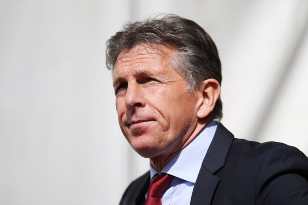 SOUTHAMPTON, ENGLAND - MAY 21:  Claude Puel, Manager of Southampton looks on prior to the Premier League match between Southampton and Stoke City at St Mary's Stadium on May 21, 2017 in Southampton, England.  (Photo by Steve Bardens/Getty Images)