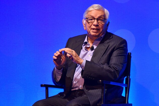 NEW YORK, NY - OCTOBER 01: Commissioner of the NBA David Stern speaks onstage at the 2nd Annual 'NYVC Sports' Venture Series: The Future of Sports Digital Media panel presented by NYVC Sports during Advertising Week 2015 AWXII at the Liberty Theater on October 1, 2015 in New York City.  (Photo by Grant Lamos IV/Getty Images for AWXII)