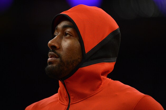 LOS ANGELES, CA - OCTOBER 25:  John Wall #2 of the Washington Wizards during warm up before the game against the Los Angeles Lakers on October 25, 2017 at STAPLES Center in Los Angeles, California. NOTE TO USER: User expressly acknowledges and agrees that, by downloading and or using this photograph, User is consenting to the terms and conditions of the Getty Images License Agreement.Ê (Photo by Robert Laberge/Getty Images)