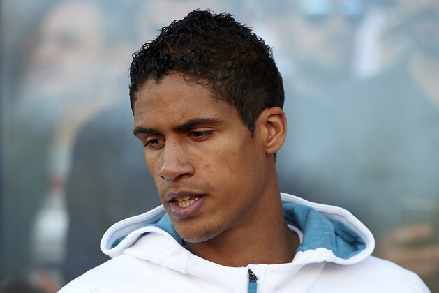 GIRONA, SPAIN - OCTOBER 29:  Raphael Varane of Real Madrid looks on during the La Liga match between Girona and Real Madrid at Municipal de Montilivi Stadium on October 29, 2017 in Girona, Spain.  (Photo by Manuel Queimadelos Alonso/Getty Images)