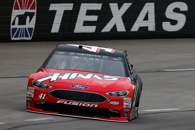 FORT WORTH, TX - NOVEMBER 03:  Kurt Busch, driver of the #41 Haas Automation/Monster Energy Ford, practices for the Monster Energy NASCAR Cup Series AAA Texas 500 at Texas Motor Speedway on November 3, 2017 in Fort Worth, Texas.  (Photo by Jonathan Ferrey/Getty Images for Texas Motor Speedway)