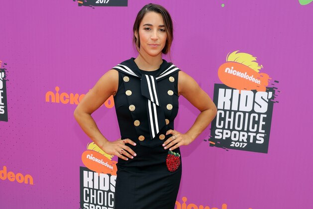 LOS ANGELES, CA - JULY 13:  Olympic gymnast Aly Raisman attends Nickelodeon Kids' Choice Sports Awards 2017 at Pauley Pavilion on July 13, 2017 in Los Angeles, California.  (Photo by Neilson Barnard/Getty Images)